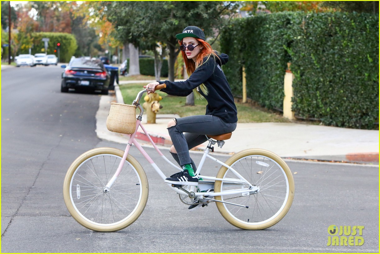 Photo: bella thorne bike ride sunday 12 | Photo 3816583 | Just Jared