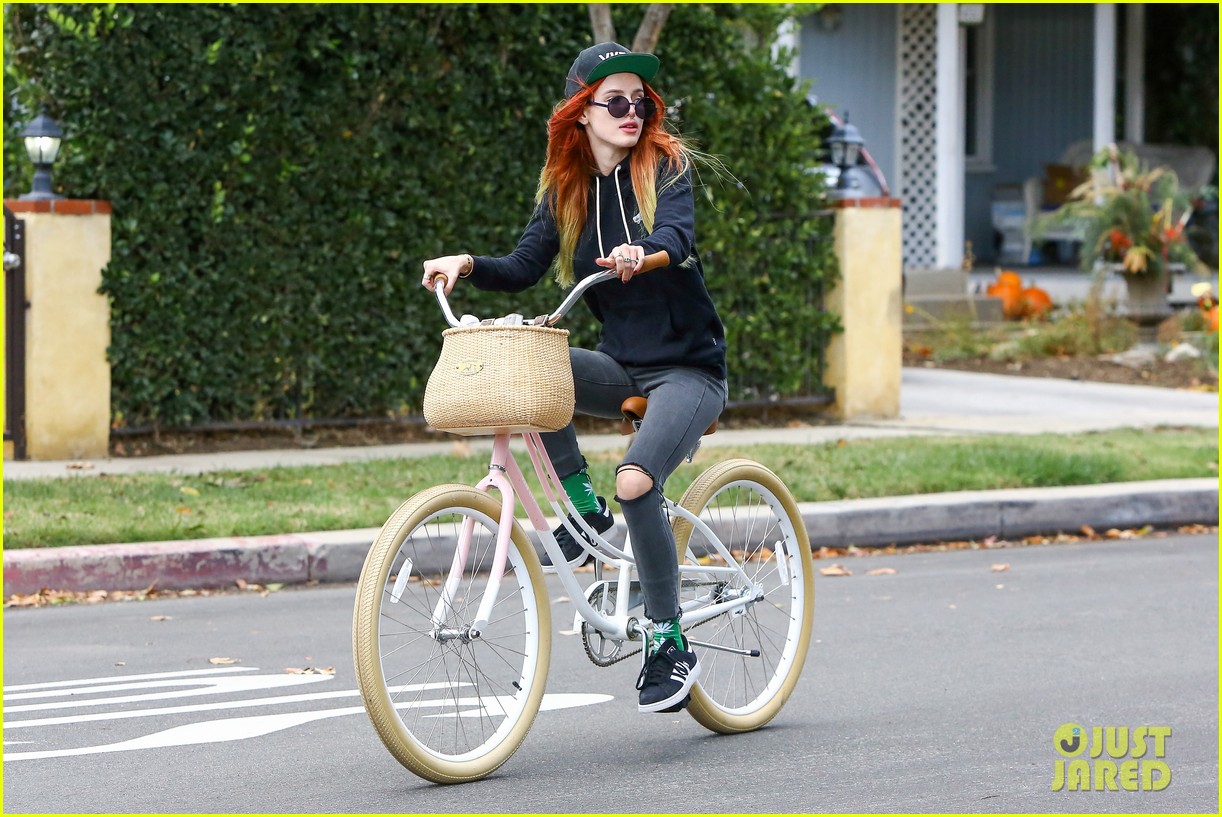 Photo: bella thorne bike ride sunday 14 | Photo 3816585 | Just Jared