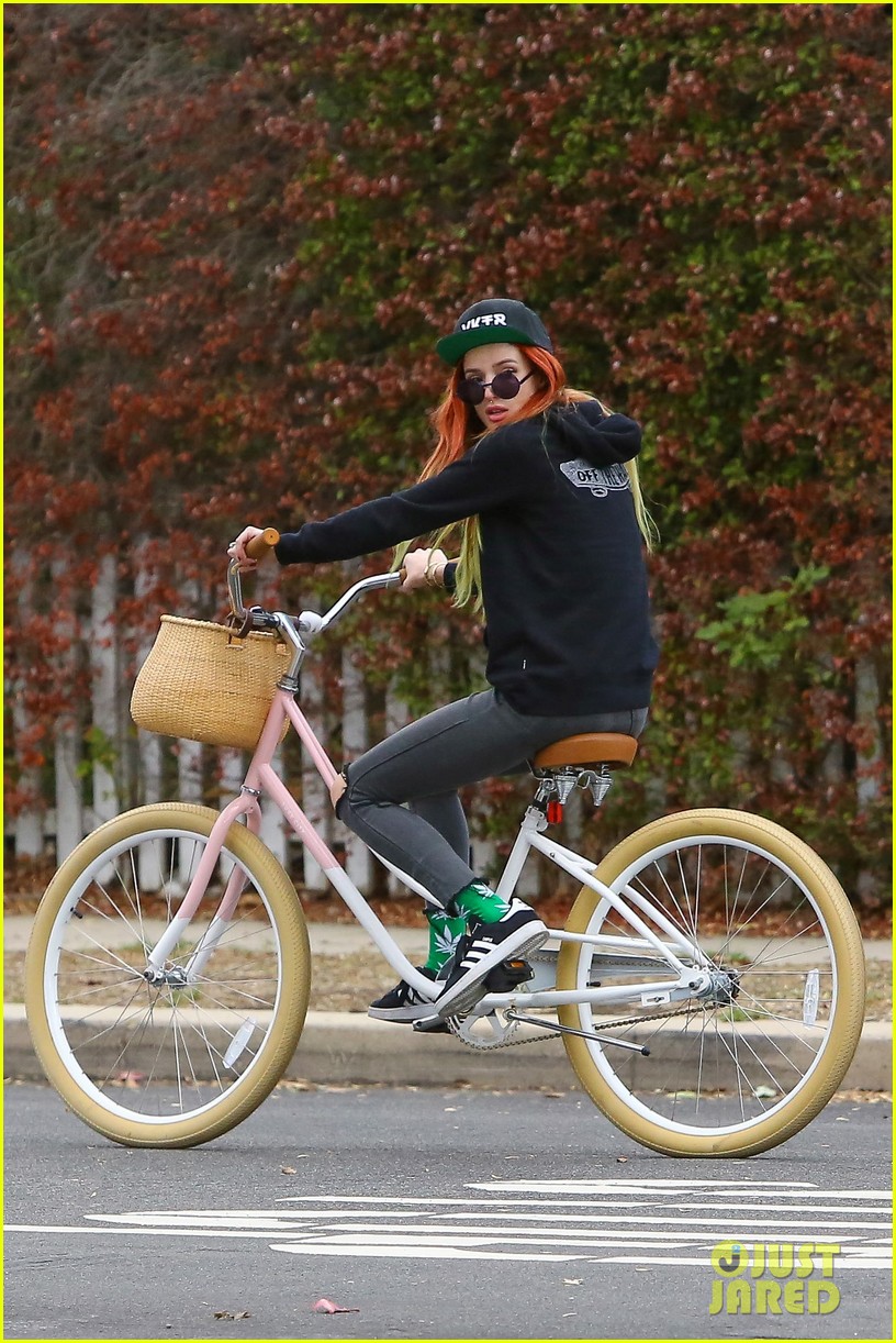 Photo: bella thorne bike ride sunday 18 | Photo 3816589 | Just Jared
