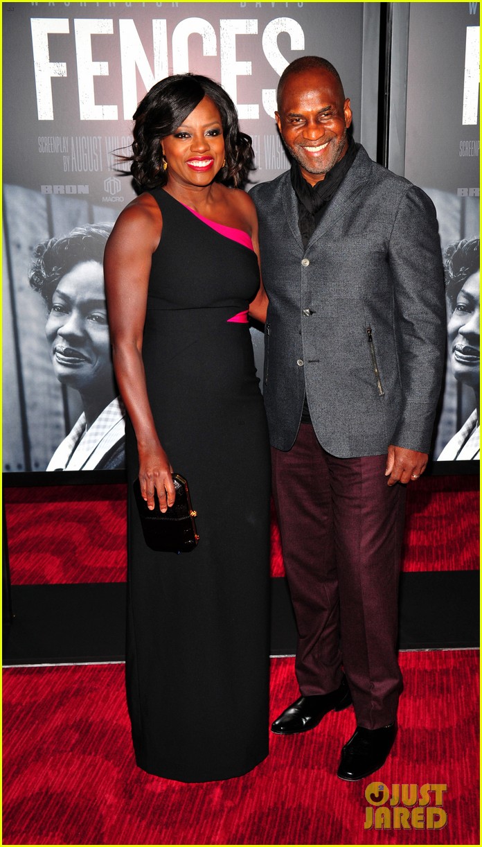 Viola Davis & Denzel Washington Attend the Premiere of 'Fences' in NYC