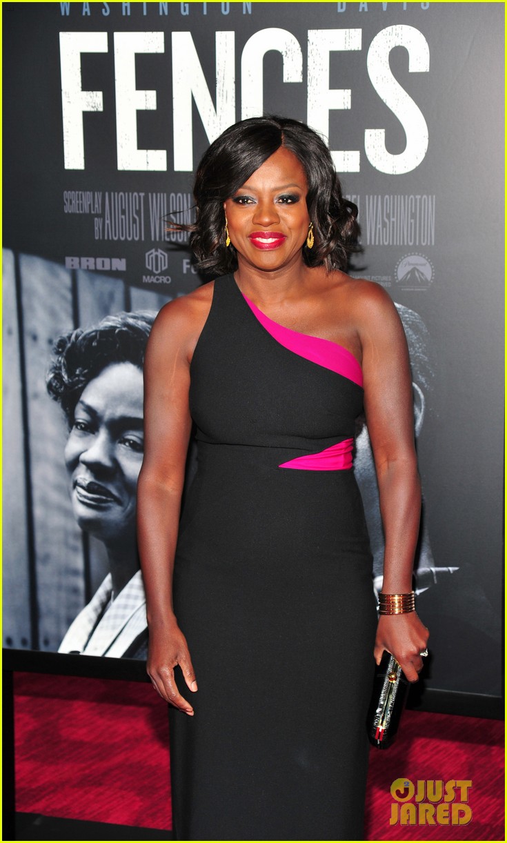 Viola Davis & Denzel Washington Attend the Premiere of 'Fences' in NYC