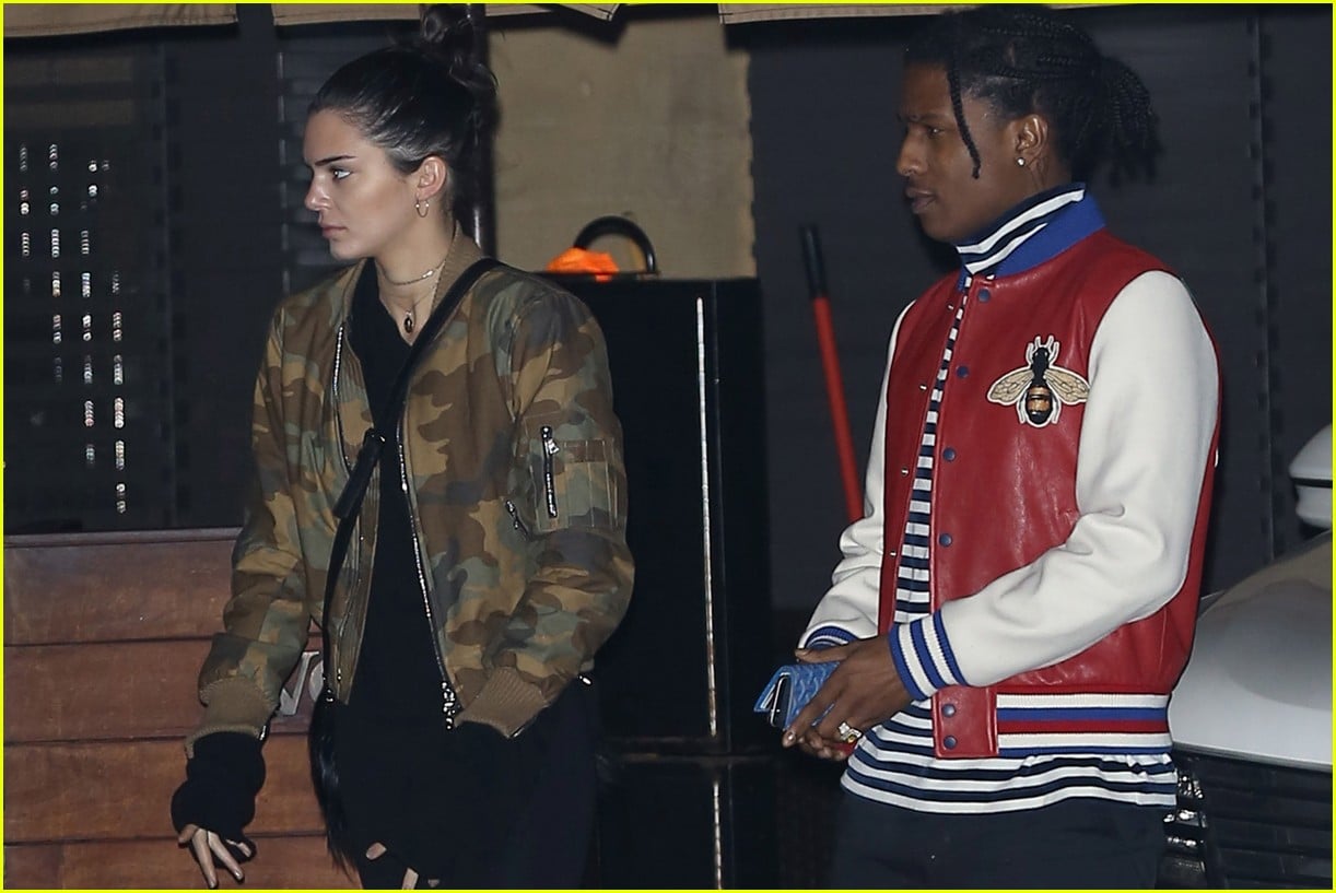 Kendall Jenner & A$AP Rocky Grab Dinner on During Night Out Together ...