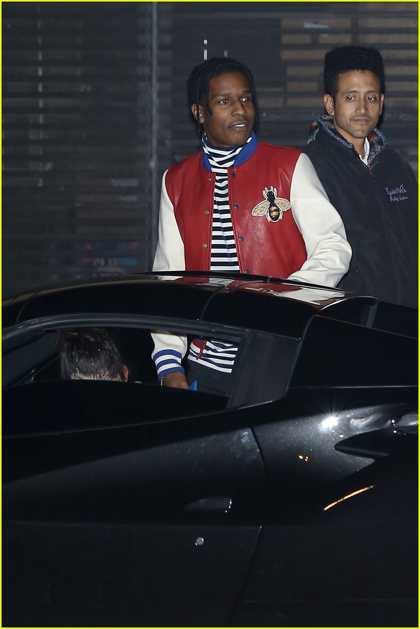 Kendall Jenner & AAP Rocky Grab Dinner on During Night Out Together