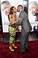 will smith and naomie harris share a sweet red carpet kiss collateral beauty premiere 03