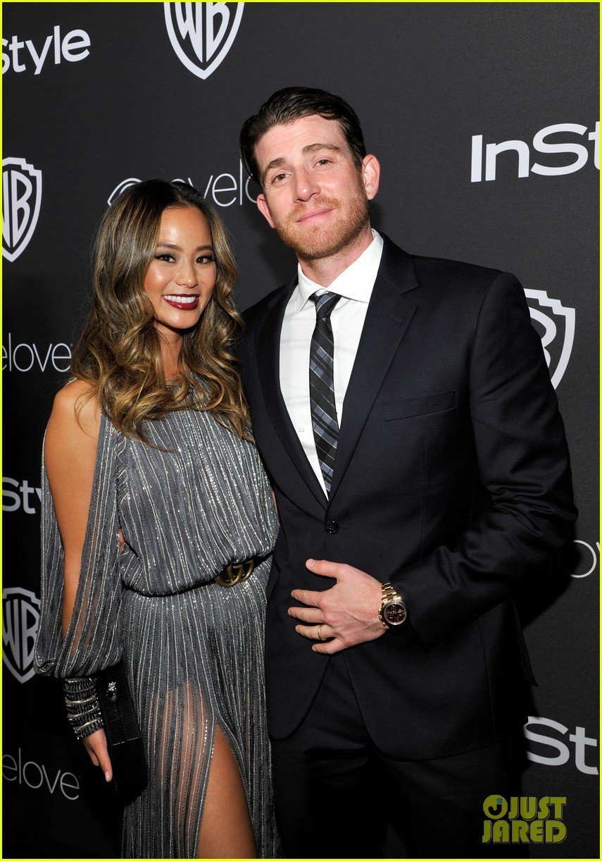 Kaley Cuoco & Jamie Chung Bring Their Significant Others to Golden