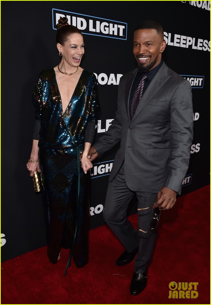 Jamie Foxx, Gabrielle Union & Michelle Monaghan Step Out at 'Sleepless