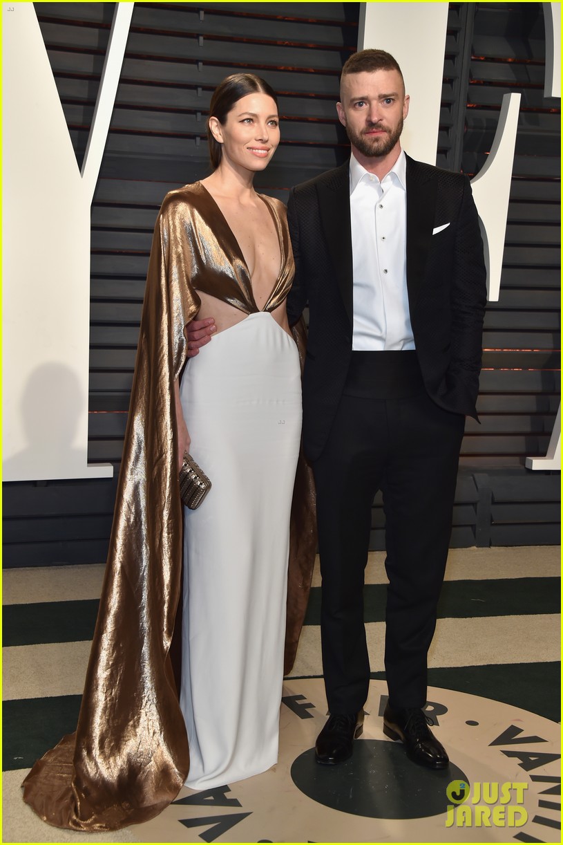 Justin Timberlake & Jessica Biel Keep the Party Going at Vanity Fair's
