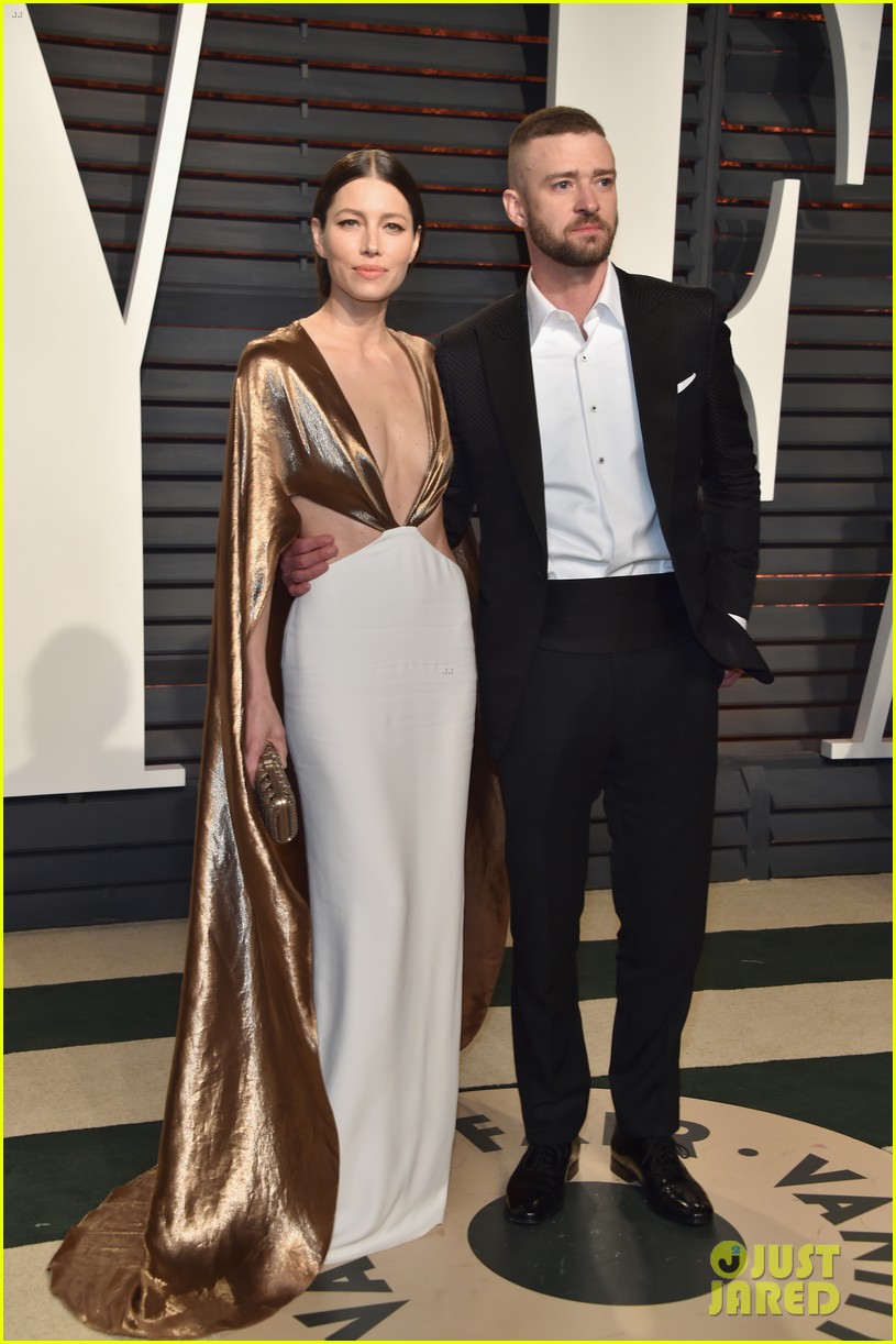 Justin Timberlake & Jessica Biel Keep the Party Going at Vanity Fair's