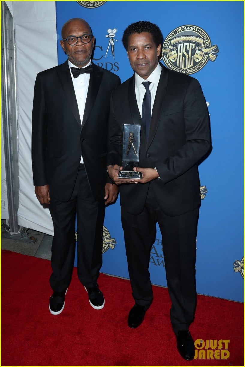 Dakota Johnson & Denzel Washington Attend ASC Awards 2017 Photo
