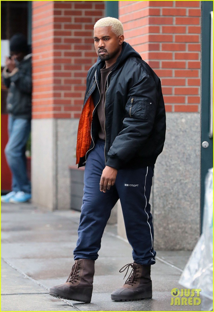 Kanye West Dyes His Hair Platinum Blond Again! Photo 3857147 Kanye West Photos Just Jared