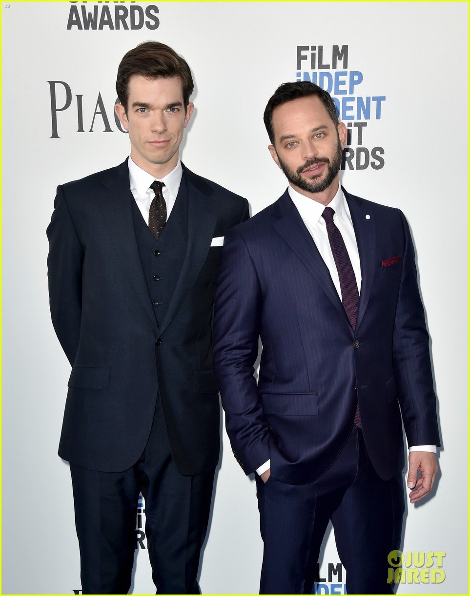 Spirit Awards Hosts Nick Kroll & John Mulaney Hit the Blue Carpet