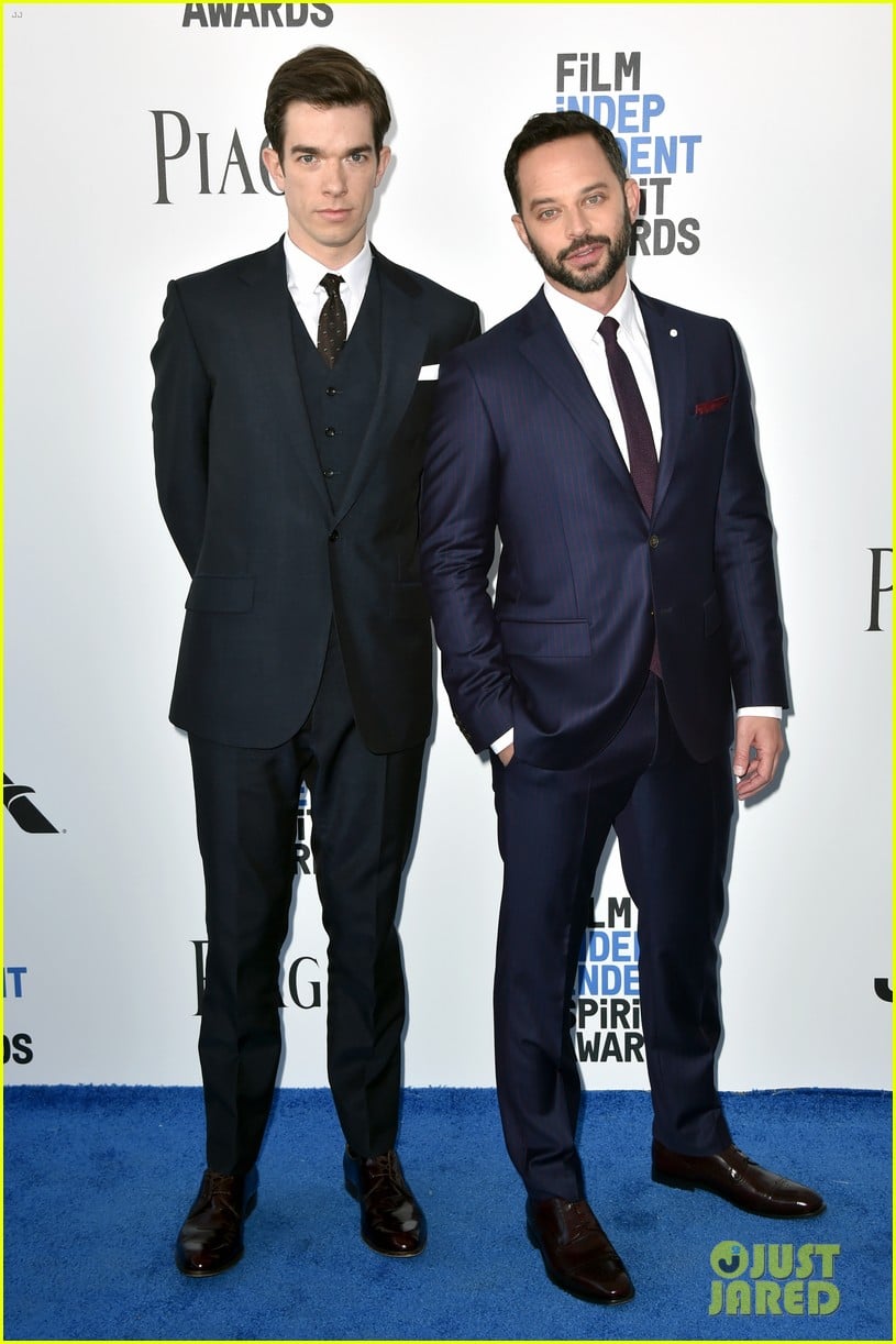 Spirit Awards Hosts Nick Kroll & John Mulaney Hit the Blue Carpet