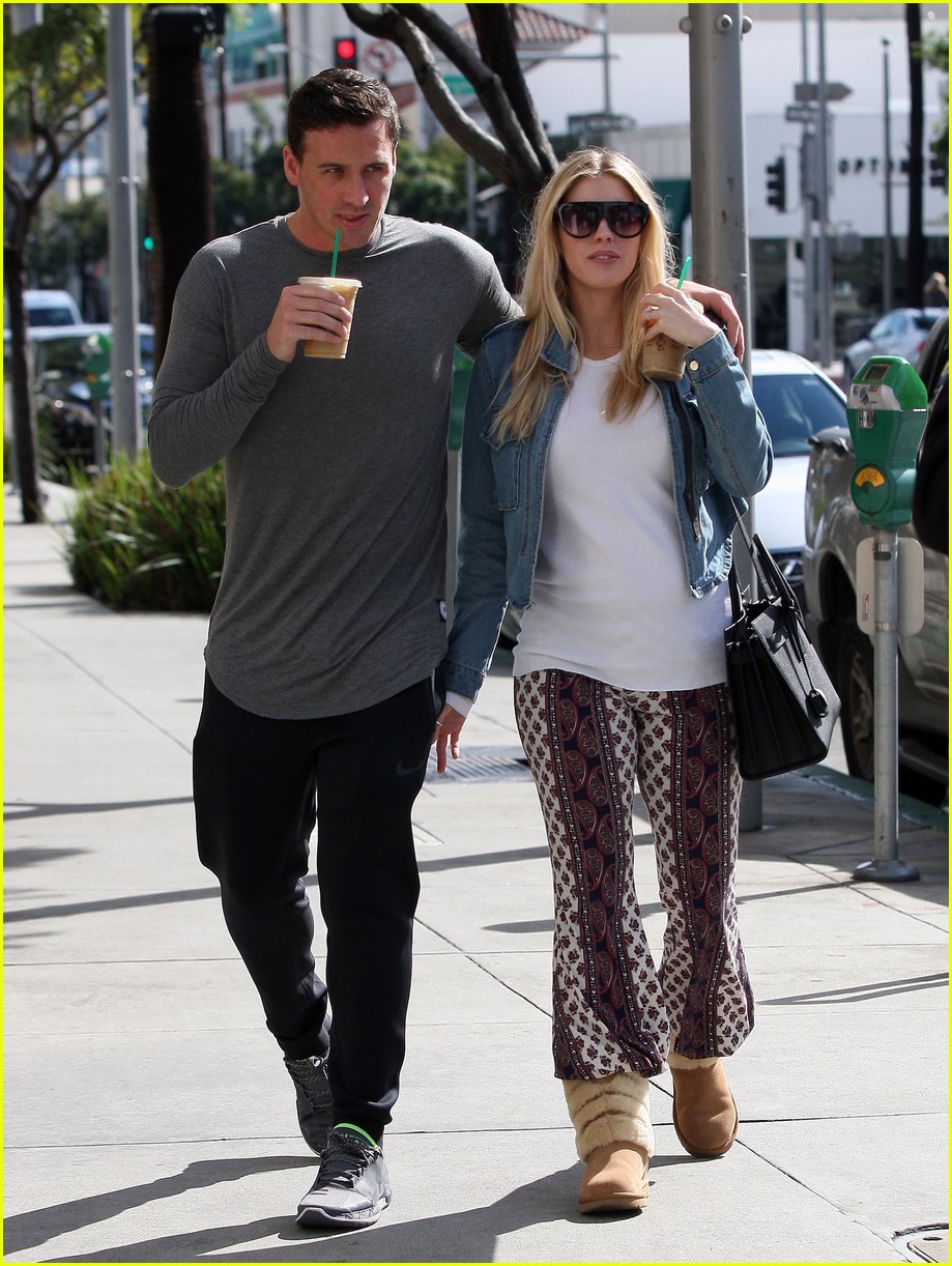 Ryan Lochte & Pregnant Fiancee Kayla Rae Reid Prep For Baby Photo