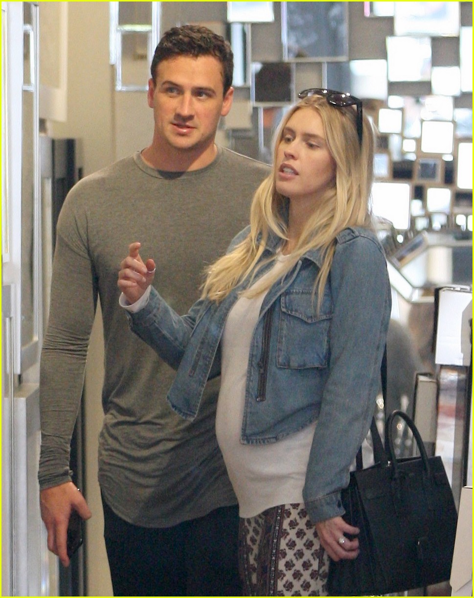 Ryan Lochte & Pregnant Fiancee Kayla Rae Reid Prep For Baby Photo