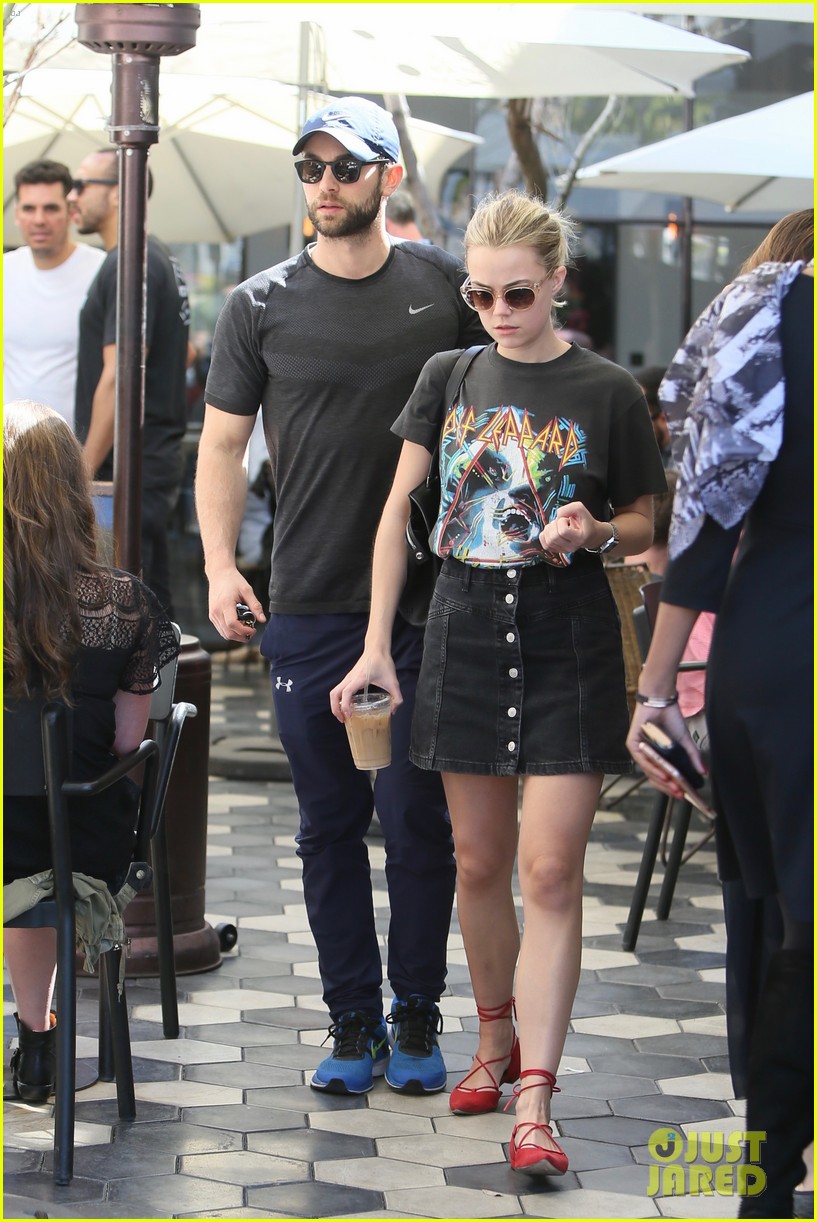 Chace Crawford & Girlfriend Rebecca Rittenhouse Grab a Casual MidWeek