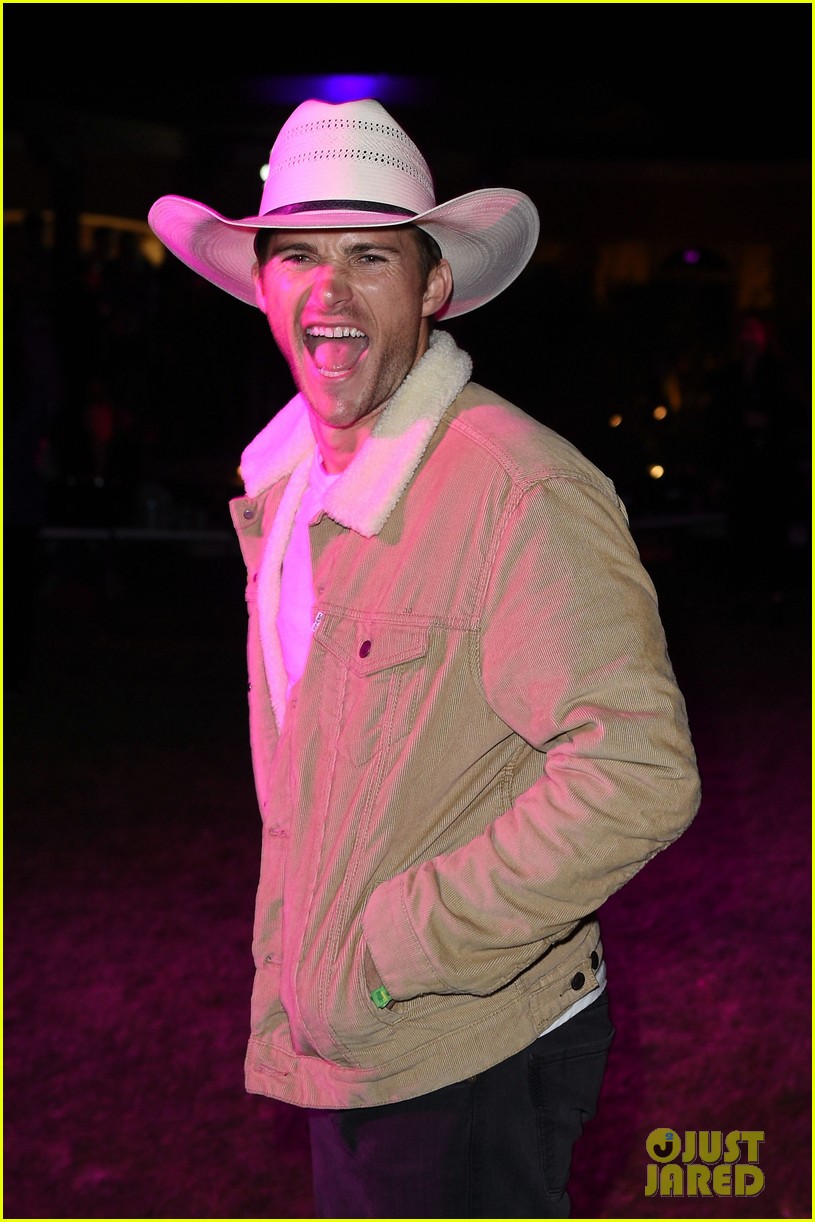 Scott Eastwood & Sofia Boutella Rock Cowboy Hats at Coachella Photo