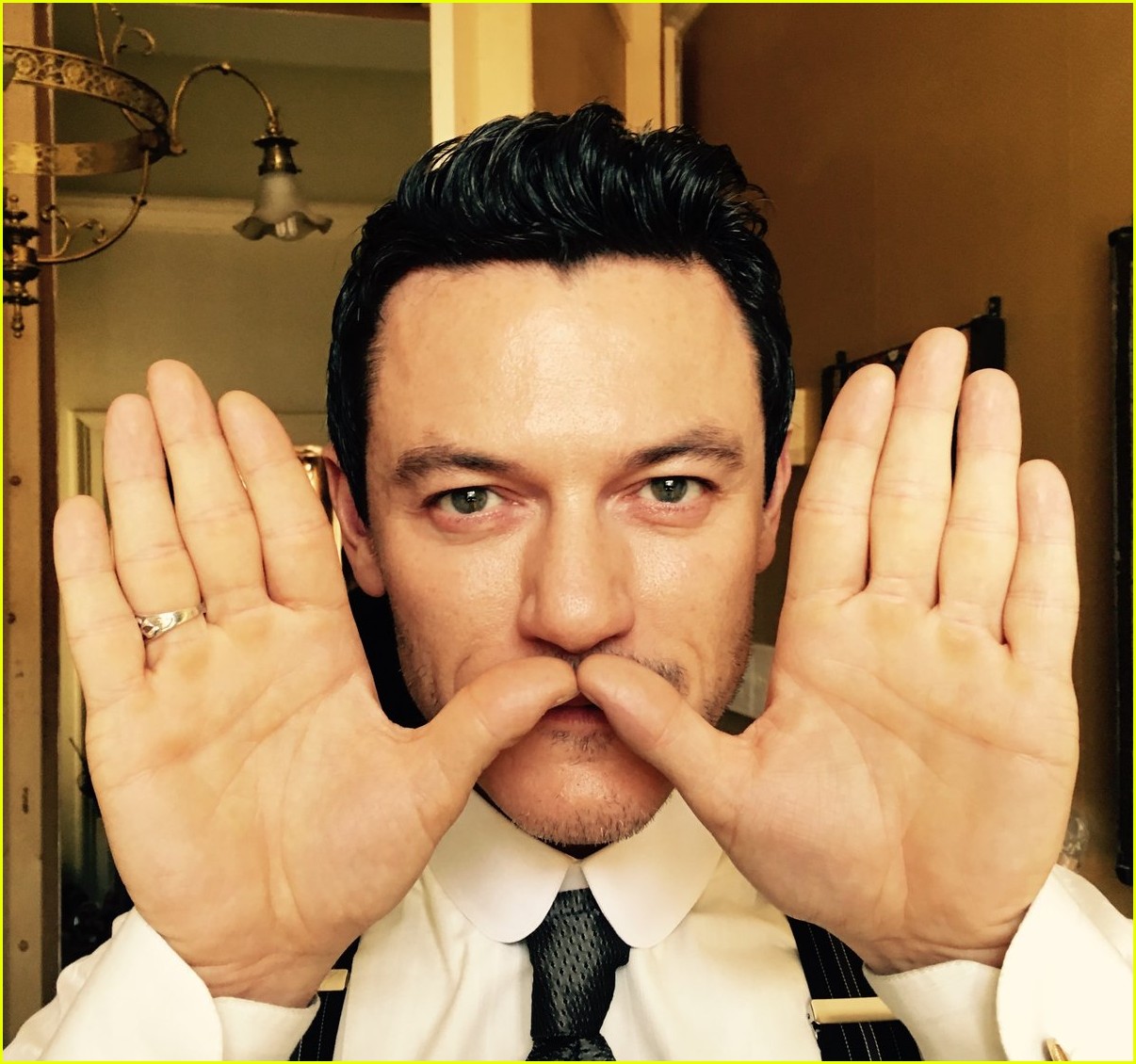Luke Evans Shares Hottest Throwback Photo 'Once You Go Drac You Never