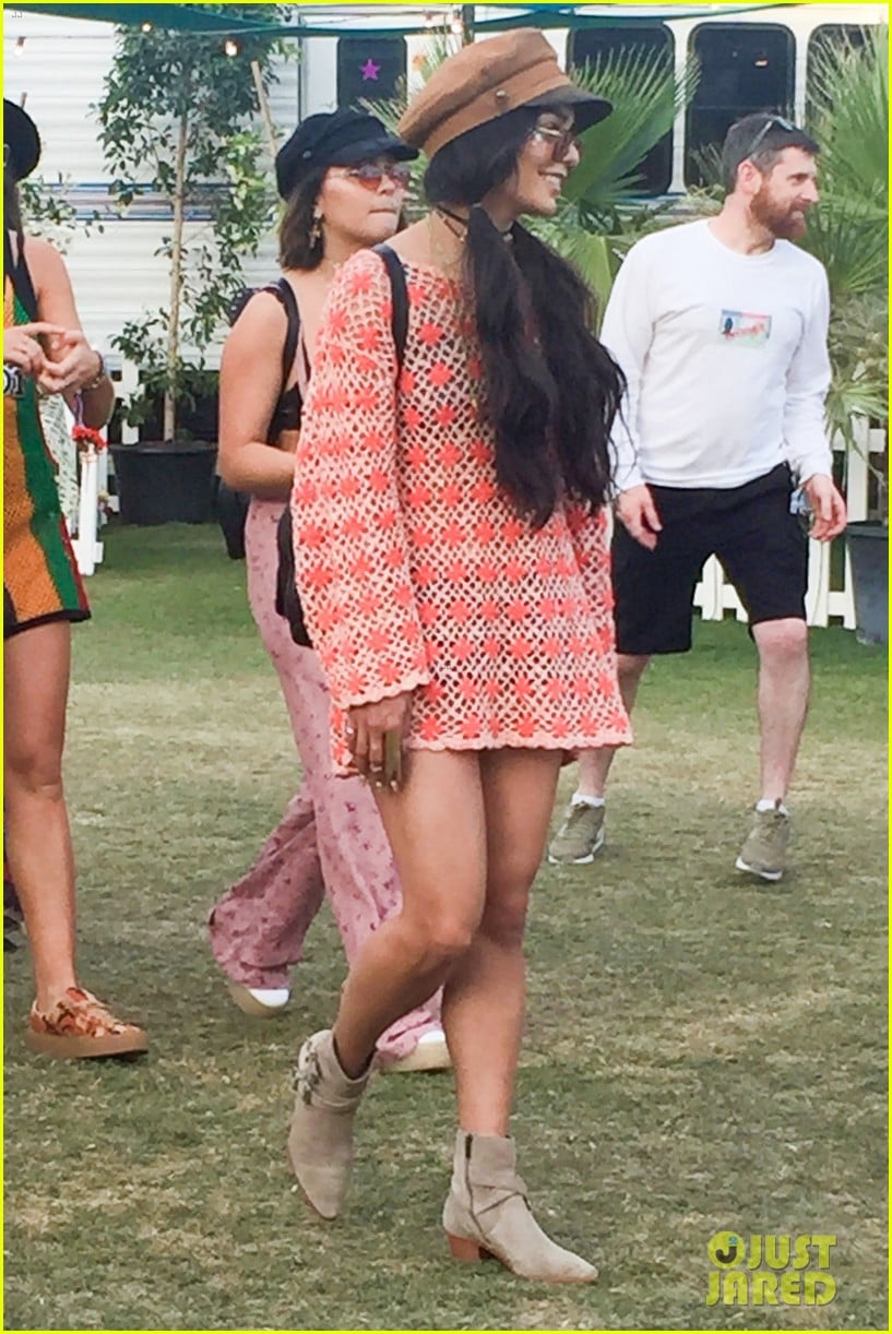 Vanessa Hudgens Rocks a MiniDress for Coachella Day 3 Photo 3887108