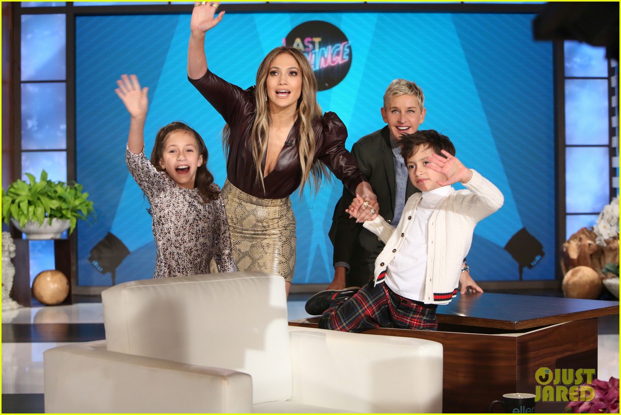 Jennifer Lopez Brings Twins Max & Emme To 'Ellen'! Photo 3889866