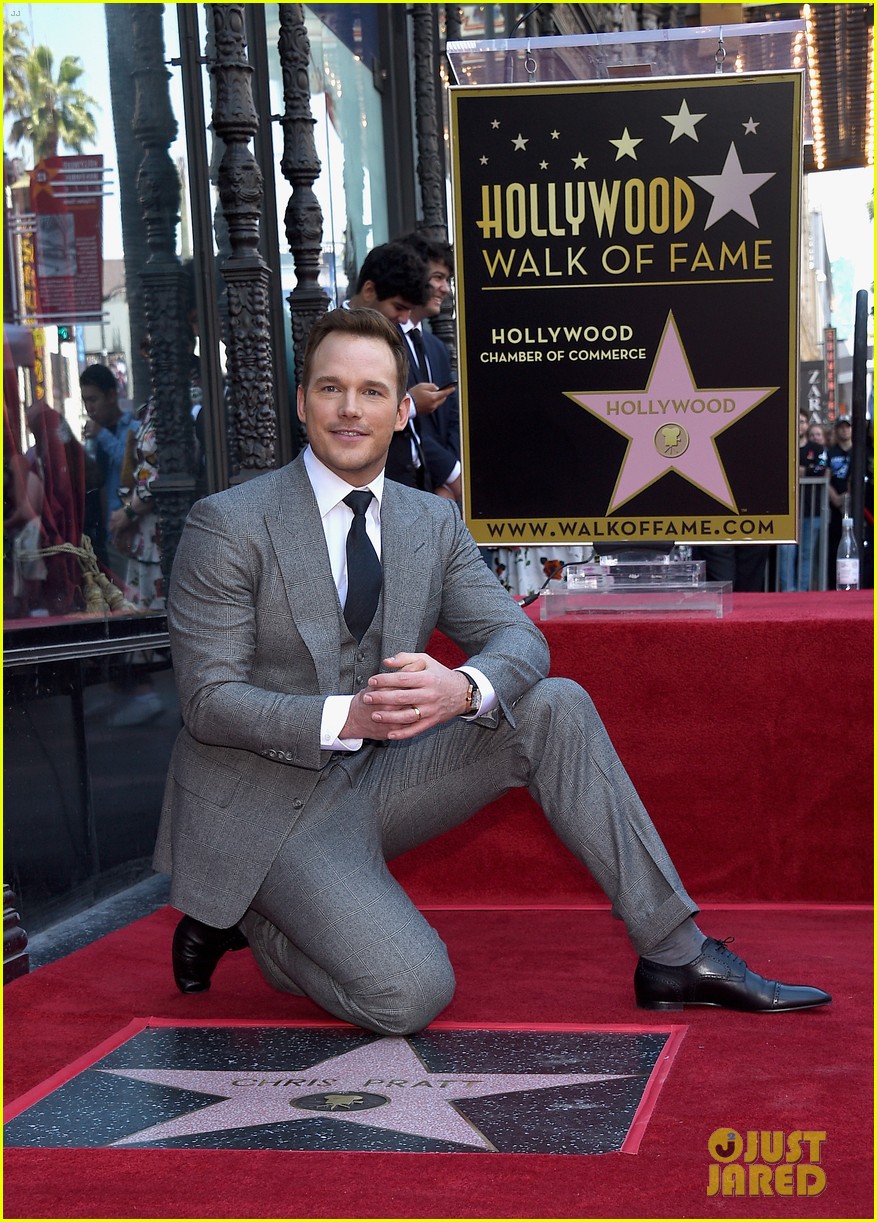Chris Pratt Brings Son Jack to His Walk of Fame Ceremony! Photo