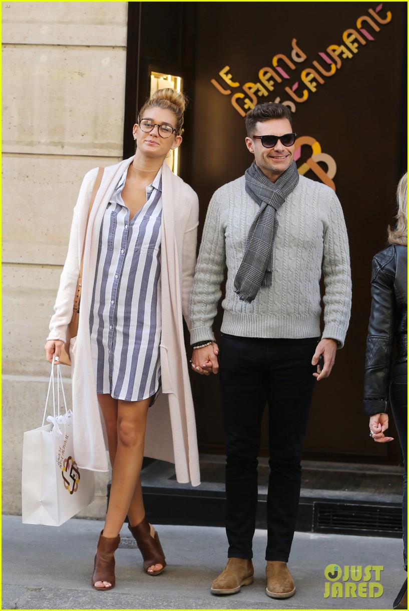 Ryan Seacrest & OnAgain Girlfriend Shayna Taylor Hold Hands in Paris