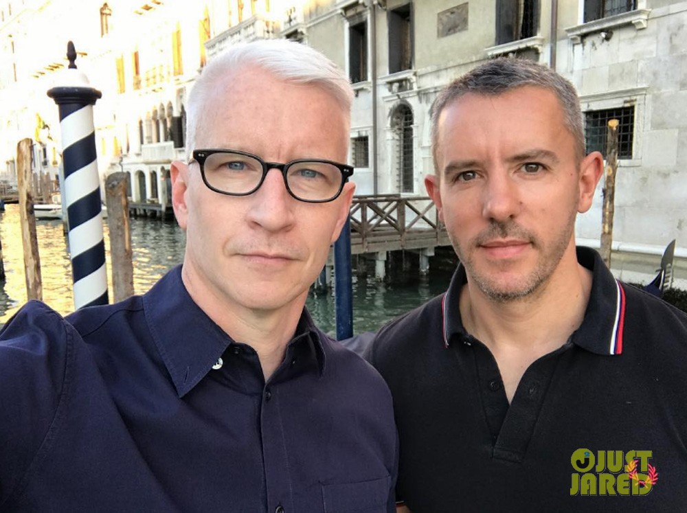 Photo Anderson Cooper Partner Benjamin Venice Vacation 01 Photo 