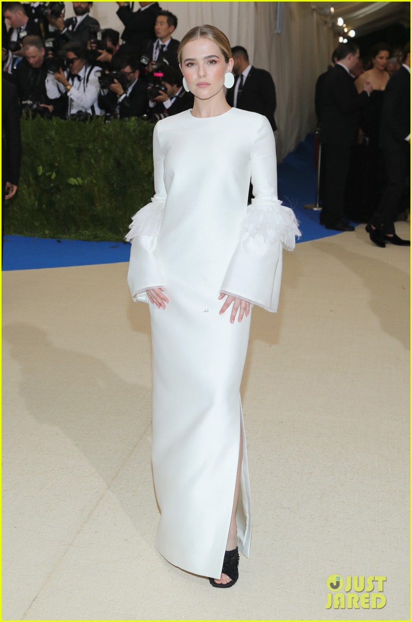 Zoey Deutch & Margaret Qualley Pose With Their Met Gala 2017 Designers
