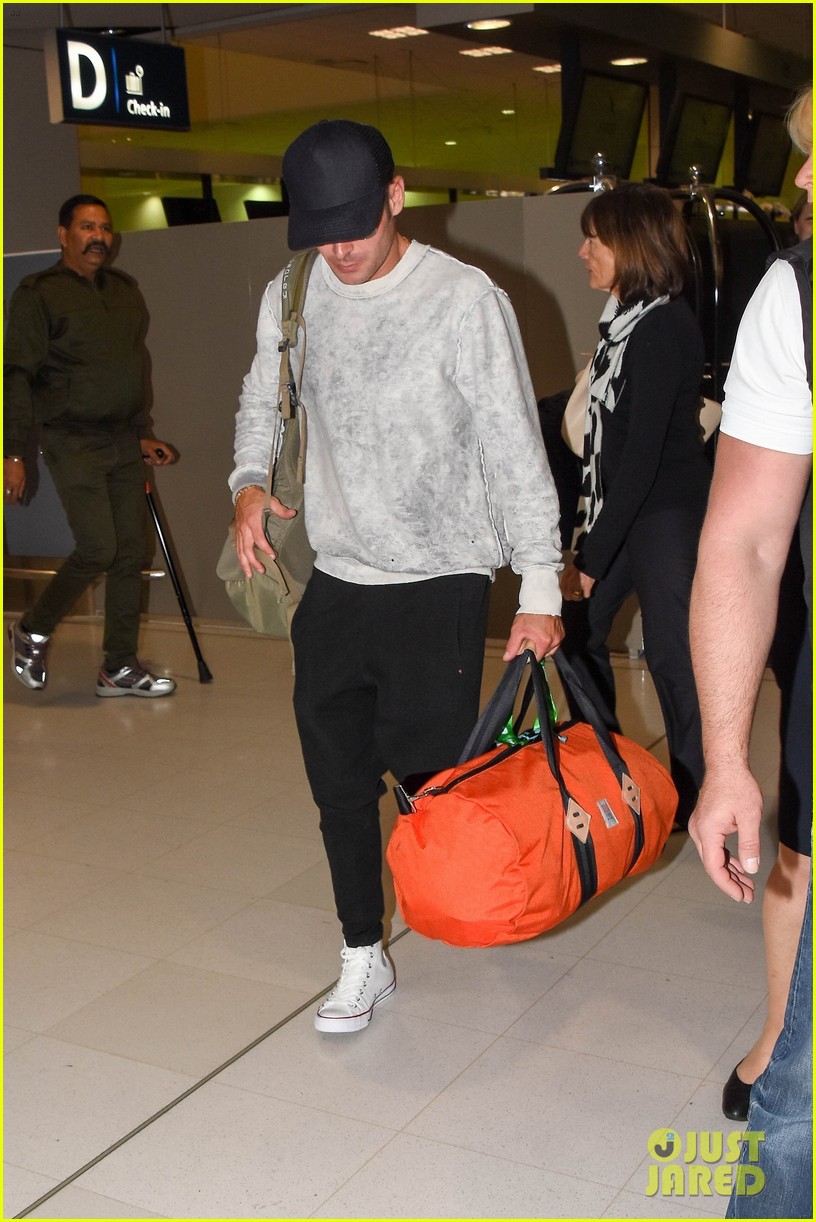Zac Efron & Alexandra Daddario Visit Bondi Beach Lifeguard Team After