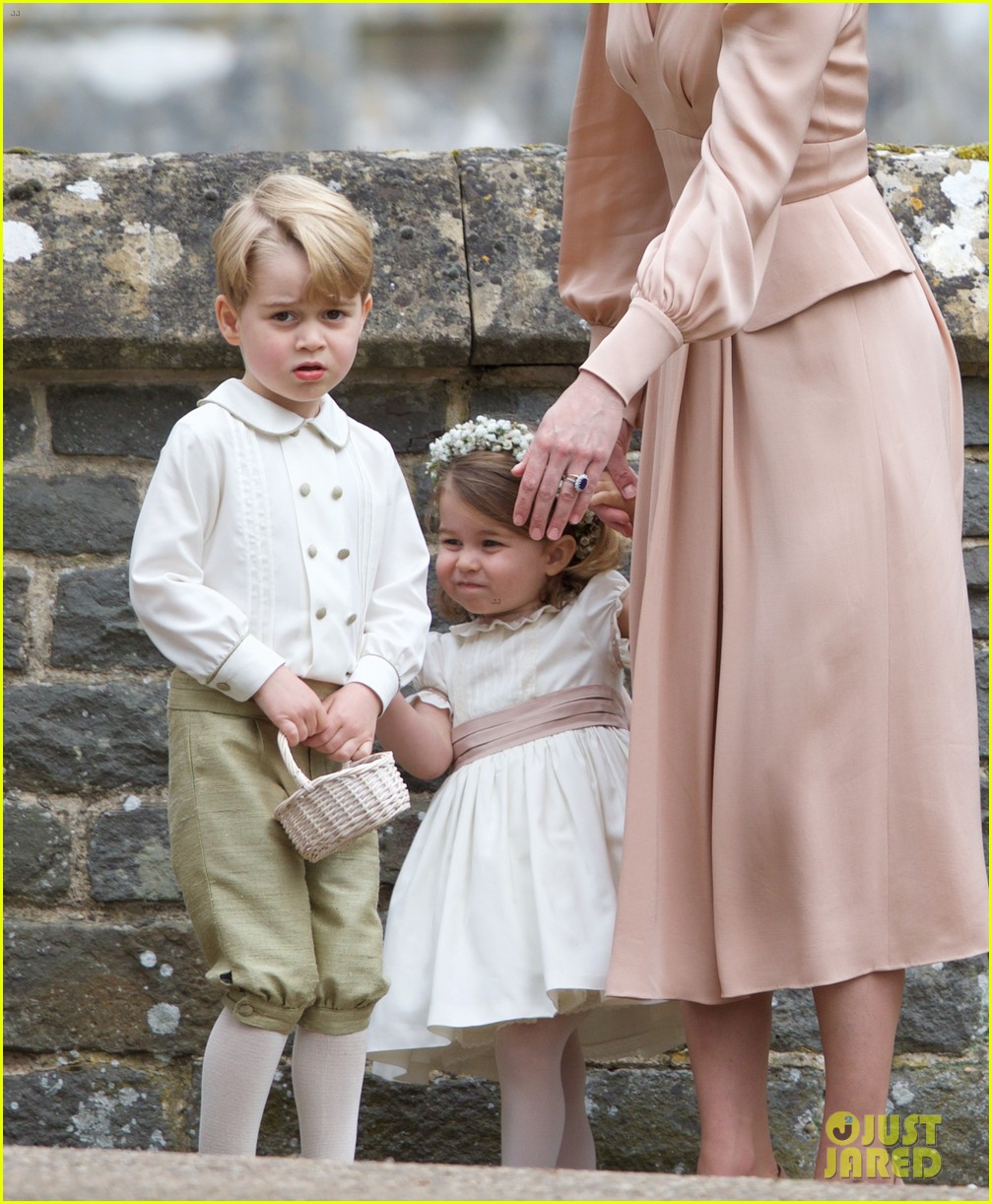 Prince & Princess Charlotte Were So Cute at Pippa Middleton's