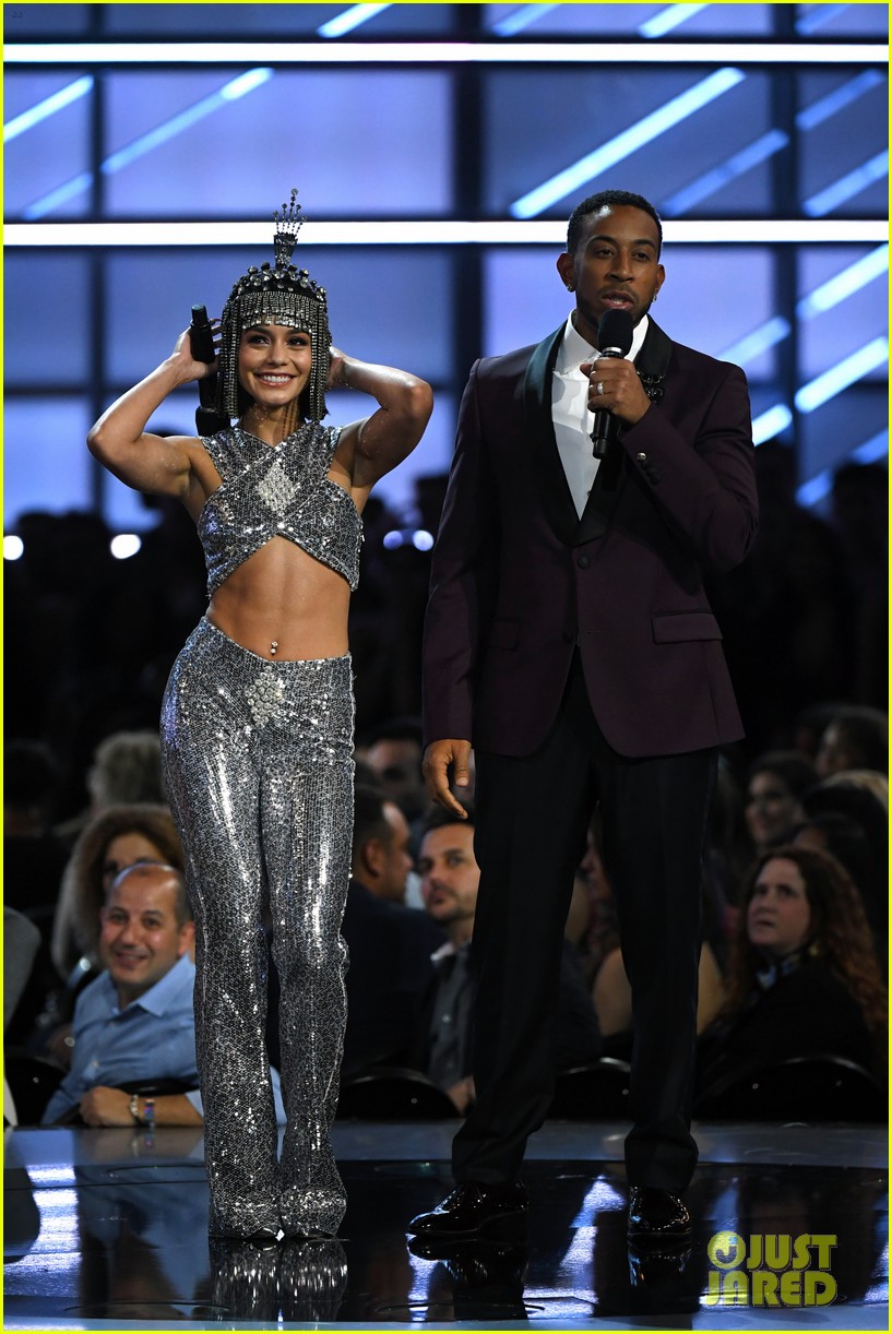 Vanessa Hudgens Dresses as Cher, Flaunts Incredible Abs at Billboard