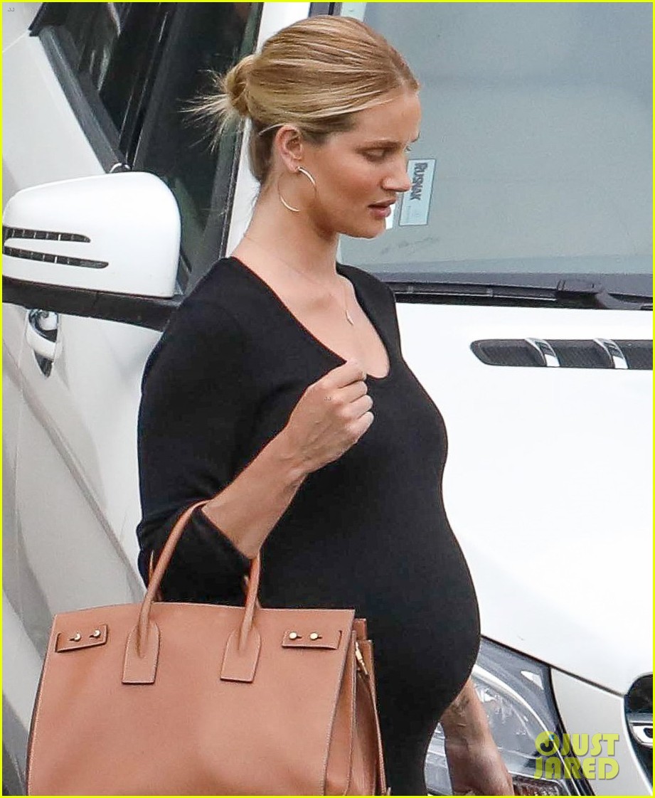 Pregnant Rosie HuntingtonWhiteley Steps Out as Due Date Approaches
