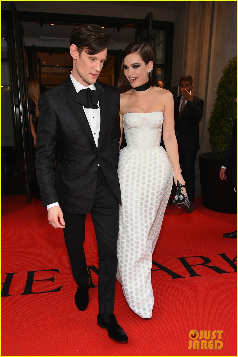 Lily James & Matt Smith Couple Up at Met Gala 2017! Photo 3893219 Pictures Just Jared