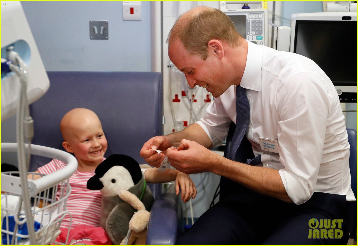 prince william visits cancer patient