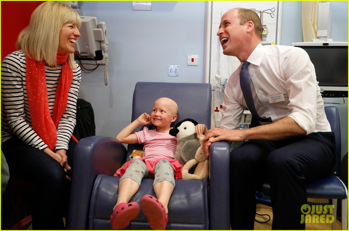 Prince William Visits Young Cancer Patient During Royal