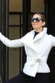 celine dion does yoga poses outside her paris hotel 08