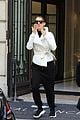 celine dion does yoga poses outside her paris hotel 19