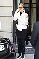celine dion does yoga poses outside her paris hotel 20
