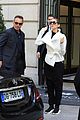 celine dion does yoga poses outside her paris hotel 21