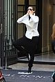 celine dion does yoga poses outside her paris hotel 26