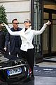celine dion does yoga poses outside her paris hotel 28