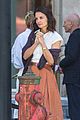 katie holmes and patrick stewart start filming the gift 02
