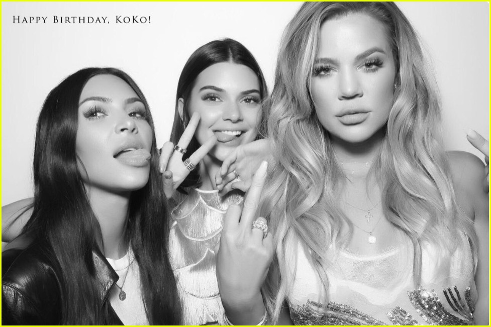 Kardashians Share Photo Booth Pics from Khloe's Birthday Party Photo