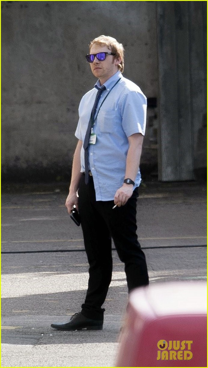 Photo: lindsay lohan and rupert grint film british tv seris sick note