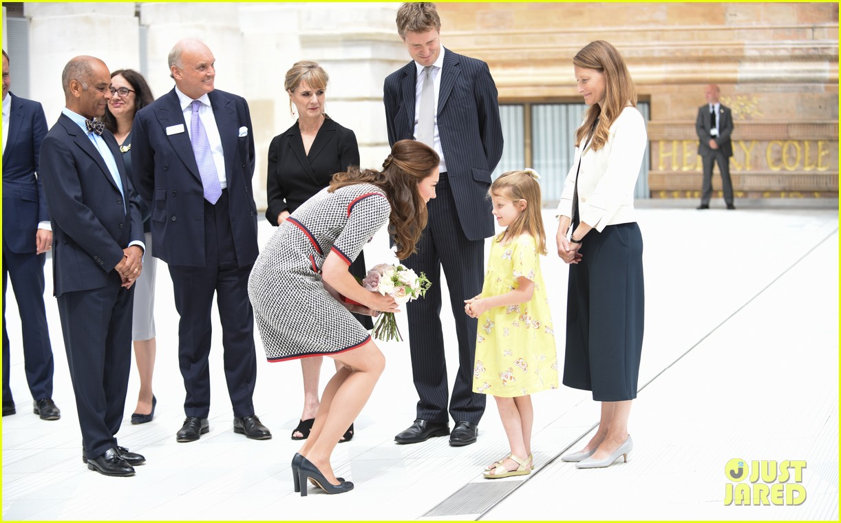 Kate Middleton Steps Out To Celebrate Victoria & Albert Museum's New