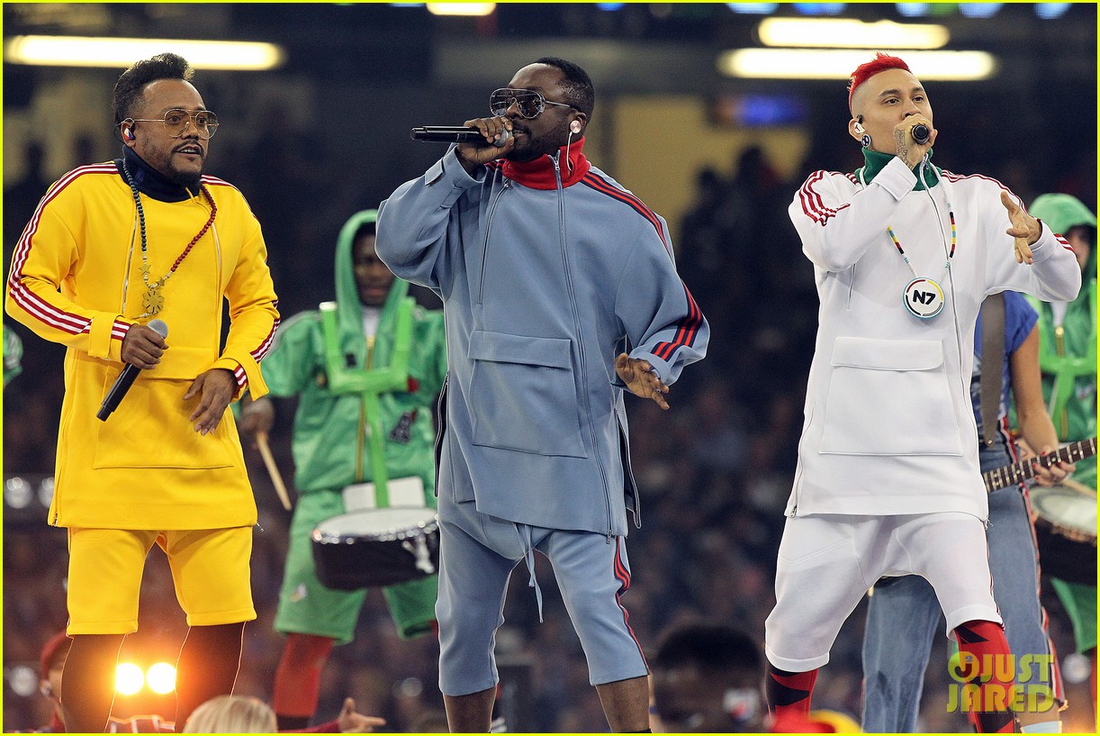 The Black Eyed Peas Perform at the UEFA Champions League Soccer Final