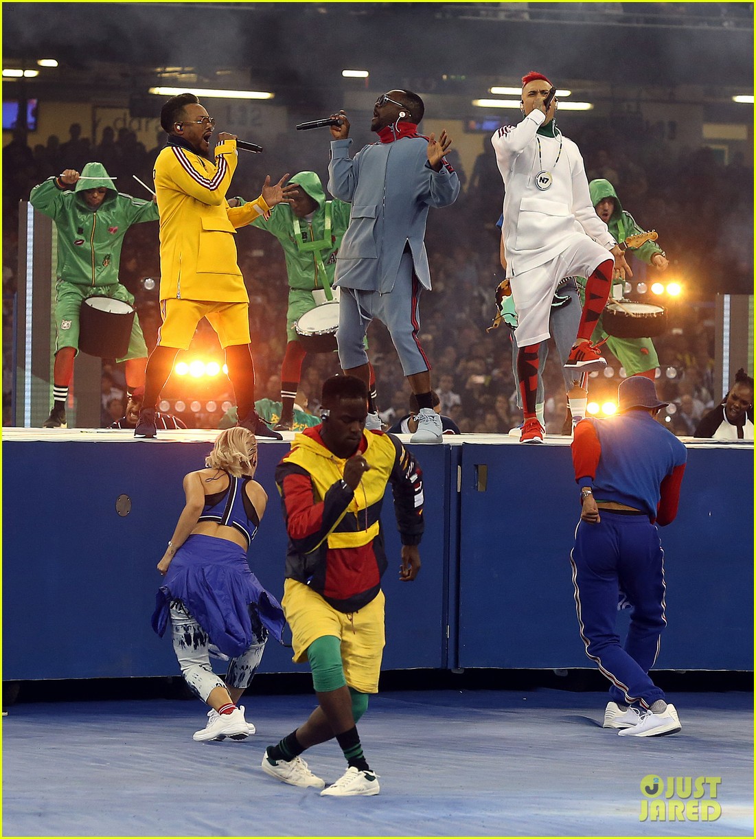 The Black Eyed Peas Perform at the UEFA Champions League Soccer Final