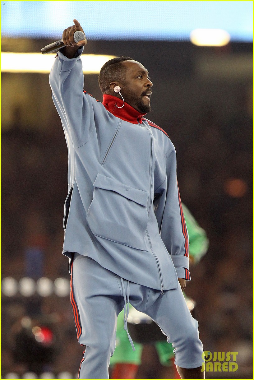 The Black Eyed Peas Perform at the UEFA Champions League Soccer Final