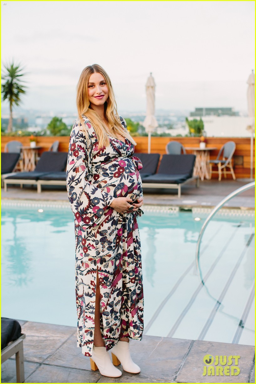 Pregnant Whitney Port Cradles Baby Bump at Her Baby Shower! Photo