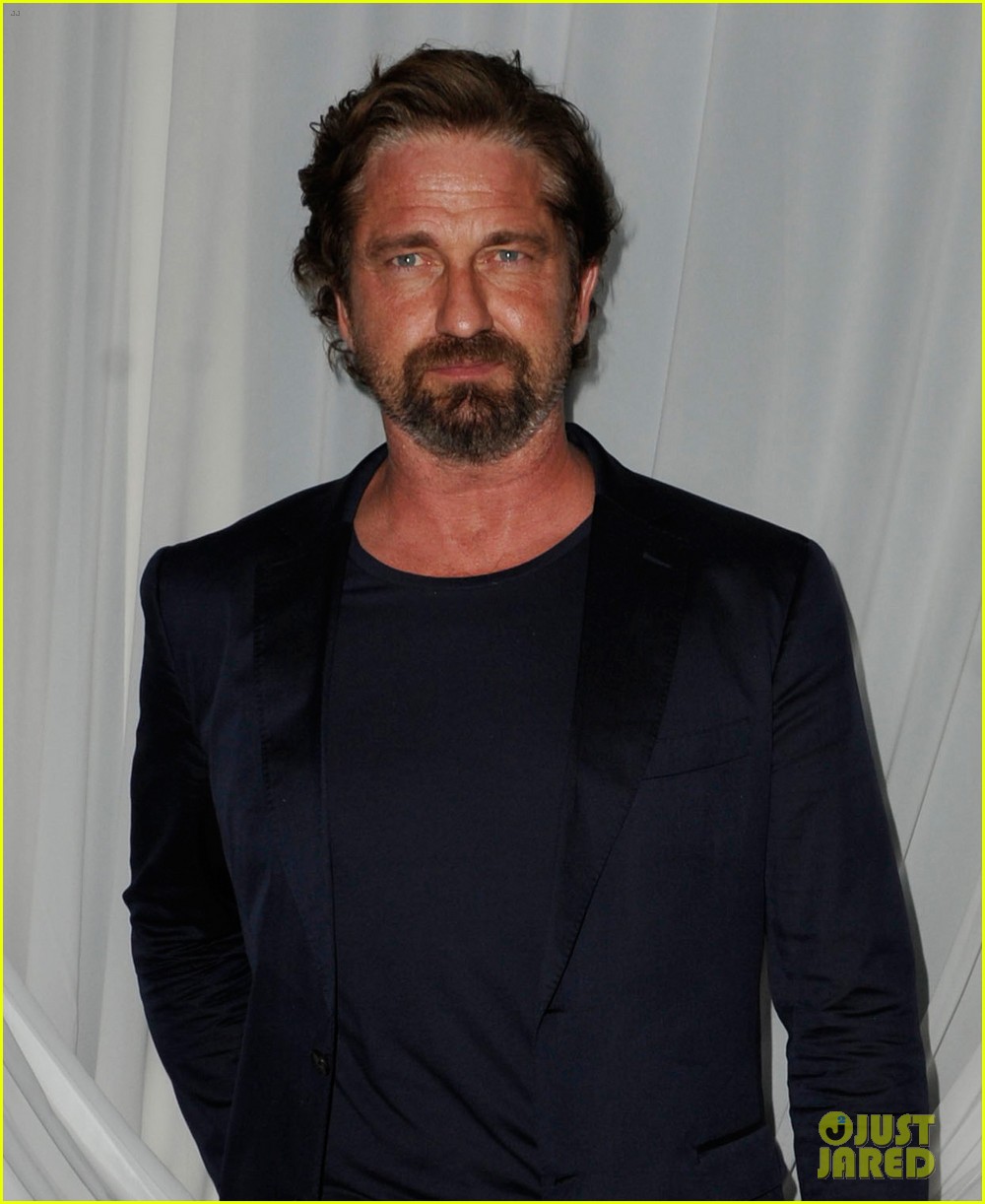 Gerard Butler Suits Up in Ischia, Rides Scooter Around Town: Photo ...