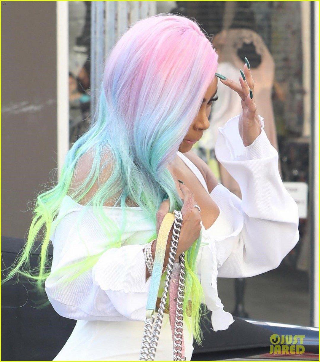 Blac Chyna Debuts Unicorn Hair After Rob Kardashian Drama Photo